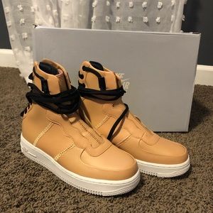 Nike lace up Air Force ones